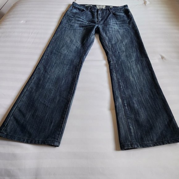 Men's Ecko Unltd Bootcut Size 38 Hang Em High Blue Jeans. Great Condition. - Picture 5 of 16